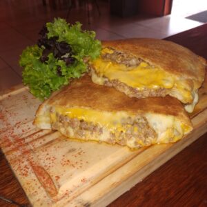 Calzone y refresco